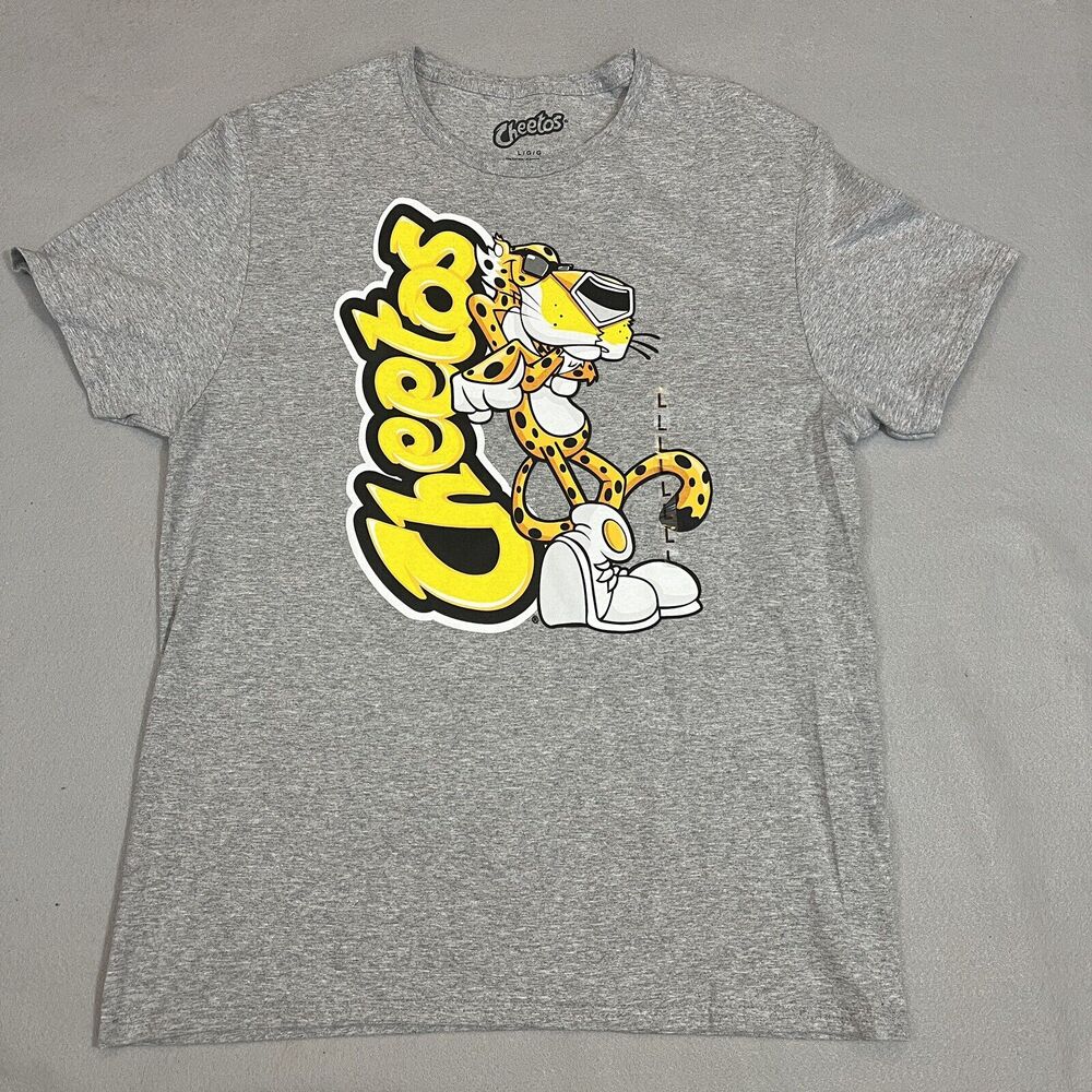 Men’s Cheetos Chester Cheetah Adult Size L Large Shirt